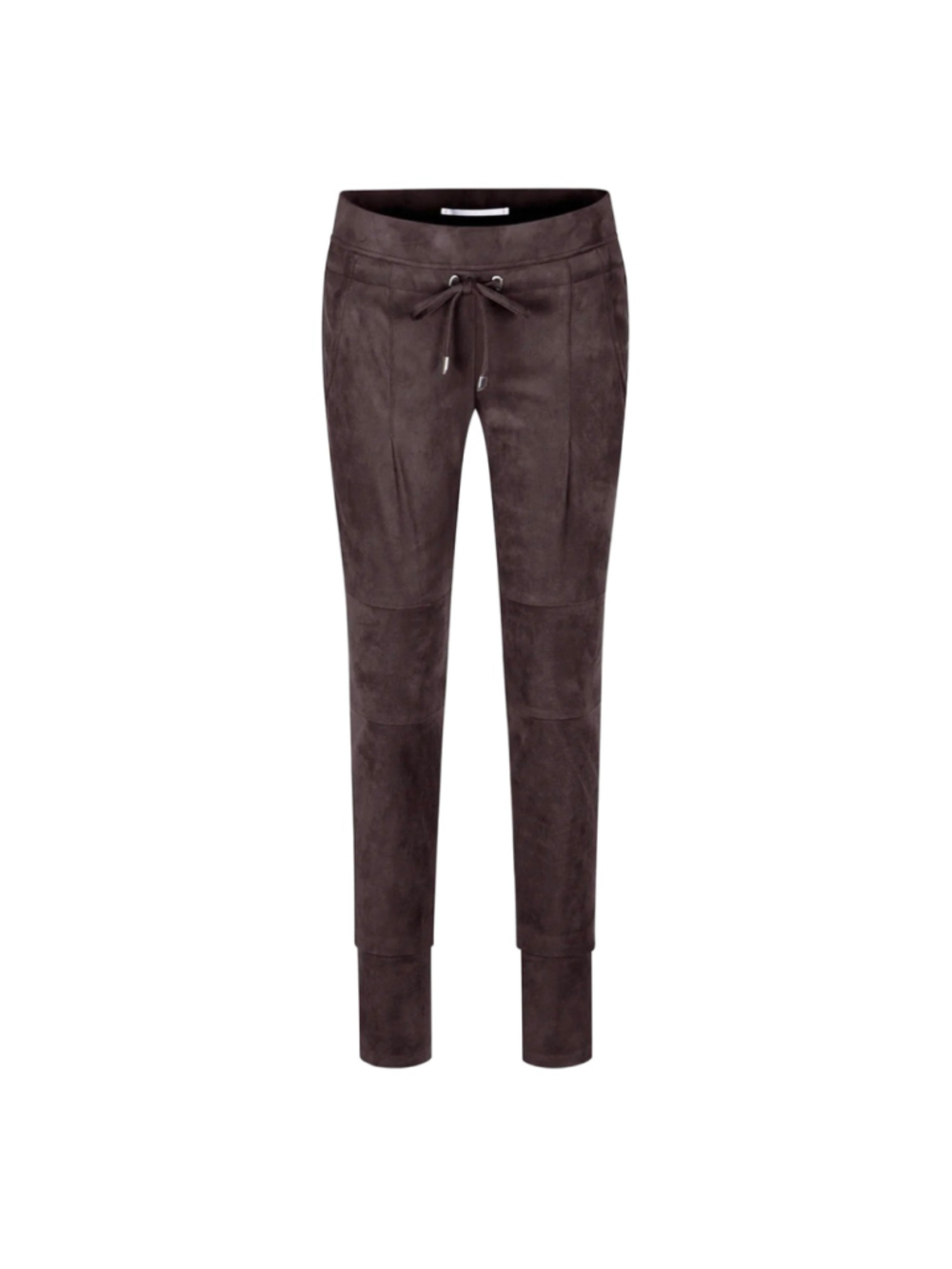 Raffaello Rossi New Candice Faux Suede Jogger Pants Tabak Brown Women's Size 34